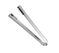 Pince à glaçons en acier inoxydable avec poignée antidérapante et résistante à la chaleur pour barbecue, salade, ustensile de cuisine, argent, 50 cm