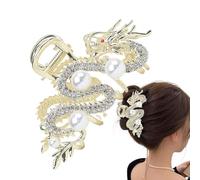Pince à griffes de dragon en métal,clips à griffes en métal |Épingle à cheveux en métal du zodiaque de l’année du dragon | Épingle à cheveux en métal Dragon du zodiaque Pinces à cheveux en métal élég
