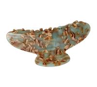 Pince à griffes de tortue - Pinces à cheveux à mâchoire en acétate de cellulose de 10,4 cm, grandes pinces à griffes pour femmes | Épingle à cheveux française antidérapante, forte tenue, Barrettes dur