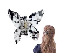 Pince à griffes papillon, pince à griffes pour cheveux longs | Pince à griffes fixe pour cheveux longs pour femmes - Accessoires pour cheveux aux couleurs vives pour un rendez-vous, une fête, une soir