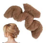 Pince à griffes - Plush Wavy Hair Accessory, Soft Big Hair Griffe