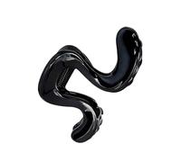 Pince à griffes pour de cheval, coque, Gloss black | Dents intérieures, charnière à ressort, maintien bien rangé pour les déplacements, les voyages, l ' école, les