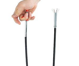 Pince à griffes - prise extra sûre et agréable grâce - utilisation universelle grâce aux griffes souples et longues pour le ménage et le travail - pince flexible - furet deboucheur canalisation 60cm