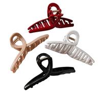 Pince À Griffes Silicone Outil De Coiffure Portable Silicone Et Maintien | Pinces Crabe Pour Cheveux Longs Pour Femmes Filles Étudiantes Mariage Université Fitness Plein Air Festival École Da