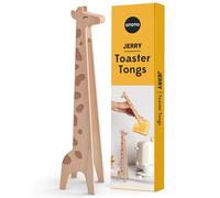 Pince à grille-pain OTOTO Jerry la Girafe - Pince en bois multifonction pour cuisiner, servir des aliments, cadeaux de cuisine, cadeaux amusants, accessoires de cuisine mignons, gadgets amusants