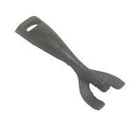 Pince à griller de qualité restaurant pour plaque de fer et pizza résistante à la chaleur en fonte Teppanyaki Clip de manipulation des aliments Pince de gril résistante à la chaleur