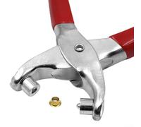 Pince à œillets 35,6 cm avec 100 rivets à œillets, outil parfait pour l'artisanat et la réparation de divers matériaux