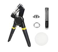 Pince à œillets - Kit d'outils pour tissu et cuir - Pince de poinçonnage avec œillets - Ensemble d'outils portables remplaçables