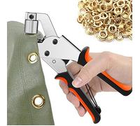 Pince à œIllets pour Bâches,Jeu de Pinces à œIllets avec 300 œIllets (DiamèTre 10 Mm),Pince à œIllets 10 Mm pour Cuir,Tissus