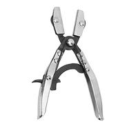 Pince à les tuyaux, mâchoires à cliquet pivotantes, construction en acier professionnelle universelle pour radiateur automobile, outil d'entretien des tuyaux de liquide de (8 pouces)