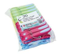 Pince à linge antiglissante extra fortes x 20