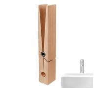 Pince à Linge géante Porte-Serviettes, Grandes Pinces à Linge en Bois pour Salle de Bain, Grandes Pinces à Linge en Bois durables avec Ressort, épingles à Linge Robustes en Bois pour Salon, buanderie