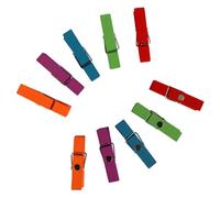 Pince à Linge magnétique 3,5cm Multicolore x10 piè