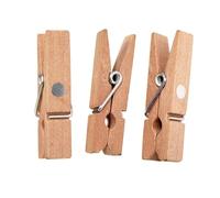 Pince à linge magnétique 3,5cm naturel x10 pièces - megacrea