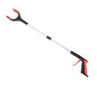 Pince à litière pliable de 81cm, 2 pièces, Portable, Long manche, bras ramassage, extension des déchets jardin, outils Pour Le Ramassage Des Déchets(Red)