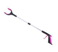 Pince à litière pliable de 81cm, 2 pièces, Portable, Long manche, bras ramassage, extension des déchets jardin, outils Pour Le Ramassage Des Déchets(Purple)