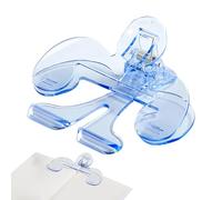 Pince à livre transparente - 7,5 cm - Support ergonomique pour pages de doigts | Accessoire de lecture incliné confortable et antidérapant - Outil de fixation de page léger pour manuels scolaires