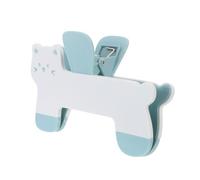 Pince à Livres Chat Bleu en Plastique, Maintien Fort Antidérapant | Pince Large à Ressort Renforcé, Protège les Pages, pour Manuels, Cartes et Pratique Musicale