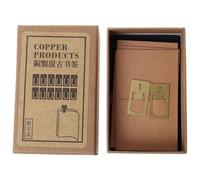 Pince à livres, marque-pages, Pack Of 12 Brass Bookmarks 1-12 Planner Page Clips Journal Gift