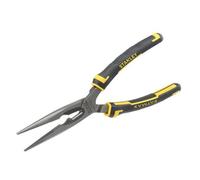 Stanley 0-89-870 Pince Universelle Long Nose 200 Mm Gamme FatMax - Fabriqués En France - Acier Trempé - Poignée Bi Matière - Conforme Aux Normes Din 5745 Et NF E 73-102