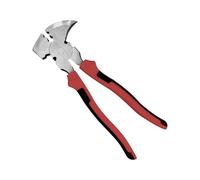 Pince à marteler à ongles - Pince à outils de clôture - Extracteur d'agrafes - 28 cm - Tête de marteau robuste - Extracteur d'agrafes à ongles pour saisir, couper, plier, câble, construction ferme