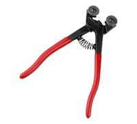 Pince à mosaïque en verre, pince à double roue à ouverture ronde, prise en main confortable, coupe-carreaux en céramique, pince de coupe, pince coupante pour carrelage, 20,3 cm, alliage d'aluminium