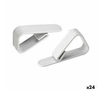 Pince à nappe Algon Jeu blanc 10 pièces 3,90 x 1,30 x 5,50 cm (24 pièces)