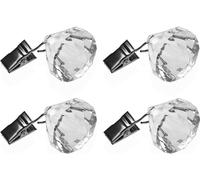 Pince à nappe Versa 3,6 x 6 x 3,6 cm diamants 4 pièces - Marque : Versa - EAN : 8420327557100