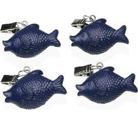Pince à nappe Versa 6 x 4 cm Poissons 4 pièces