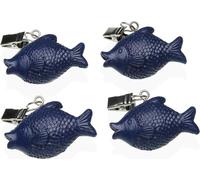 Pince à nappe Versa 6 x 4 cm Poissons 4 pièces