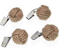 Pince à nappes Versa 3,8 x 3,8 x 3,8 cm 4 pièces