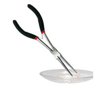 Pince à nez à aiguille longue - Pince à nez à long terme | Bijoux de 6 pouces qui le rendent pour les espaces confinés | à angle droit | Petit pour vous mettre à des objets |