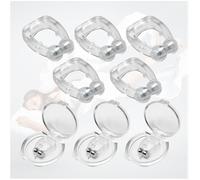 Pince À Nez Anti Ronflement, Anti Ronflement Dilatateur Nasal Prévenir L'apnée Intermittente Améliorer La Qualité Du Sommeil 8pcs Silicone Magnétique Clip Nasal[Z276]