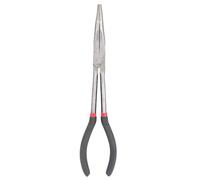 Pince à nez courbé à 45 degrés | Poignée étendue de 11 pouces pour un accès profond | Construction en acier à outils et prise en main sécurisée | Outil matériel pour