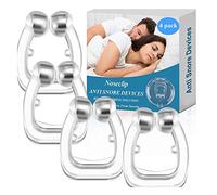 Pince à Nez Dispositif Anti-Ronflement, 4Pcs, Anti Ronflement Magnétique, Améliore la Respiration pour un Sommeil plus Confortable