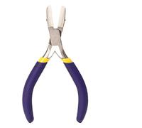 Pince à Nez Plat, Mini Pince en Acier Carbone avec Mâchoires Nylon Amovibles, Poignée Antidérapante Bleue - Durable et Précise pour Bijoux DIY et Travaux de Bricolage