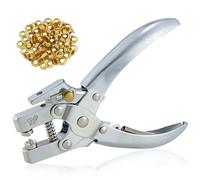 Pince A Oeillet Avec Or Œillets 5mm Metal Perforatrice Pour Ceinture/Cuir/Artisanat