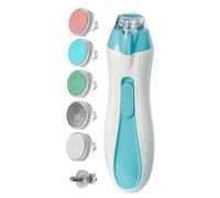 Pince à ongles automatique, fichier à ongles électrique pour bébé | Fichier à ongles bébé | Kit tampon de revêtement avec led Light Anti-Pinch Battery Manucure Care pour fixé pour les filles