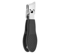 Pince à ongles coudée à grande ouverture avec poignée antidérapante et protection anti-éclaboussures pour des coupes lisses et précises sans éclats - Idéal pour les ongles des mains et des pieds