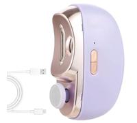 Pince a Ongles Electrique, Electric Nail Clippers, Appareil De Manucure 2 En 1, Coupe Ongle électrique Avec Lumière LED Et Polisseur, 2 Vitesses, Silencieux Et Portable (Violet)
