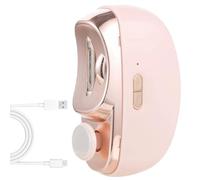 Pince a Ongles Electrique, Electric Nail Clippers, Appareil De Manucure 2 En 1, Coupe Ongle électrique Avec Lumière LED Et Polisseur, 2 Vitesses, Silencieux Et Portable (Rose)