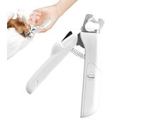 Pince à ongles LED pour animaux de compagnie - Heavy Duty Pets - Avec lumières LED - Coupe-ongles professionnel - Fichier sûr pour les ongles des orteils - Pour chats, lapins, cochons d'Inde