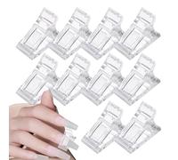 Pince à ongles pour gel poly, clip d'ongles en gel à construction rapide, forme d'ongles en gel poly, pince d'extension d'ongles légère, outil de manucure pour façonner les ongles, extension d'ongles