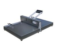 Pince à papier manuelle pour marquer des feuilles - Blocs réglables pour couvertures de livres et pliage de cartes - Idéal pour le bureau