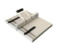 Pince à papier manuelle pour marquer des feuilles - Blocs réglables pour couvertures de livres et pliage de cartes - Idéal pour le bureau