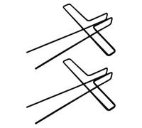 Pince à Partitions en Métal Noir, Clip Simple pour Musiciens | Maintient Feuilles et Recettes, Usage Pupitre ou Piano, Bords Lisses, Design Creux, pour Enseignants
