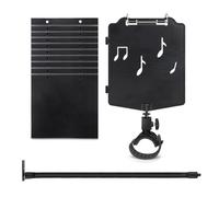 Pince à partitions pratique pour clarinette, support de partitions en ABS et silicone, convient pour les clarinettes, les spectacles sur scène, les clarinettes et les notes de notes