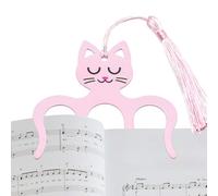 Pince à partitions, support de livre de piano - Clip de support de partition en métal - Support latéral sûr pour retourner facilement les feuilles, pince de fichiers de dessin animé pour support de