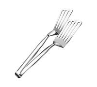 Pince à pelle à friture en acier inoxydable, pince multifonctionnelle for BBQ à Steak, spatule à poisson, pince à pain, pince à nourriture, outil de cuisine