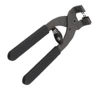 Pince à Perforer Cuir en Acier au Carbone, Poignée Ergonomique Noire | Outil de Poinçonnage Précis, Mécanisme à Ressort Unique, Compatibilité Épaisseur Polyvalente, pour Ceintures et Paquet